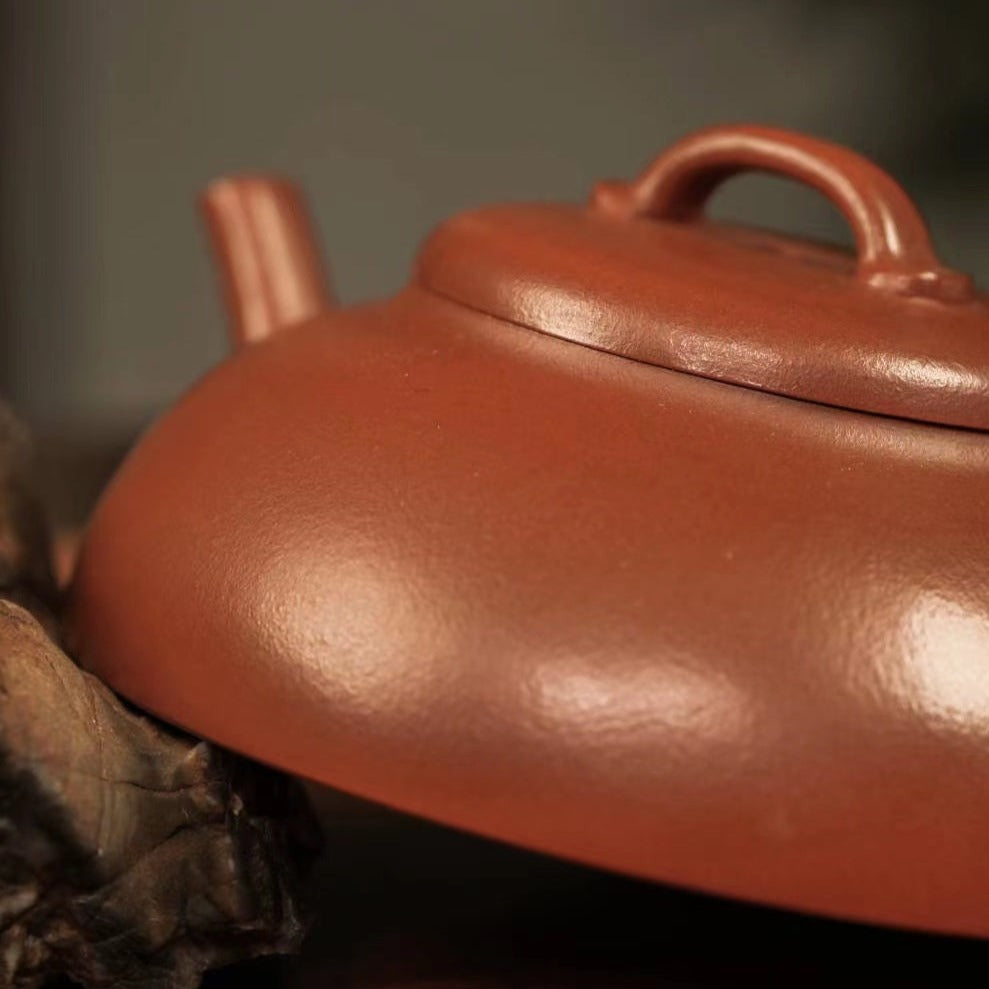 ZISHA TEAPOT WEI FENG, HANDMADE BY STUDIO CRAFTSMANSHIP MENG Lan, Zhu Ni