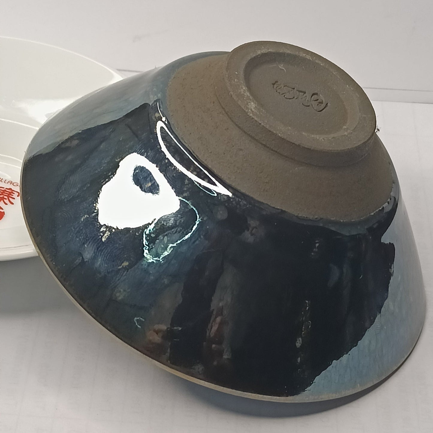 Premium Jianzhan (Tenmoku) Tea Bowls, Jian Ware, Blue Aurora 建盏 品茗茶碗 蓝彩大斗笠盏