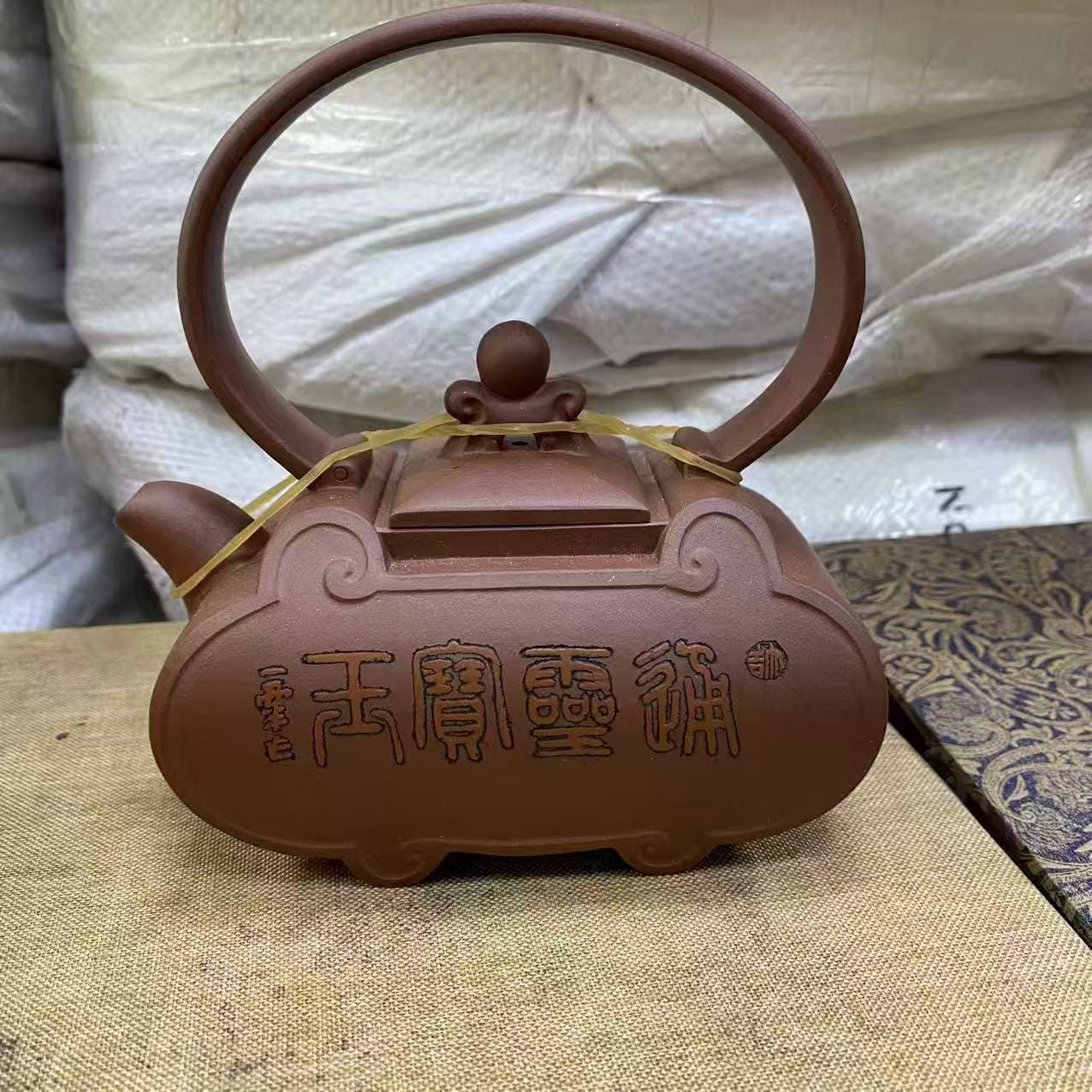 Zisha teapot by Level 1A Grandmasters, MAO Guo-Qiang 毛国强 通灵宝玉