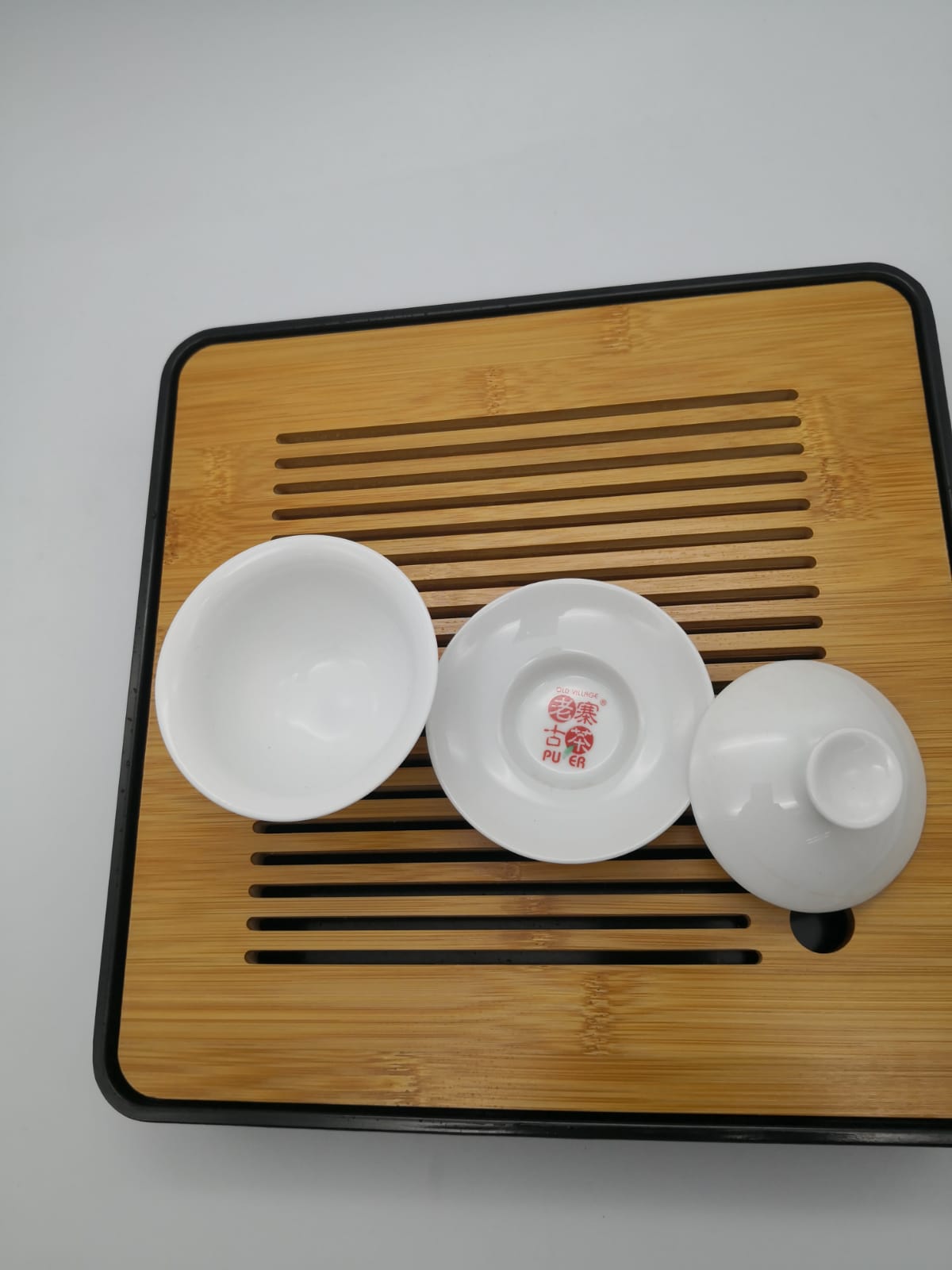OVP white porcelain gai-wan