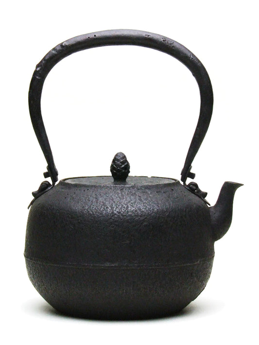 Ubaguchi Hojyu Gata Shape Japan Tetsubin Iron Kettle by Koizumi Nizaemon XI