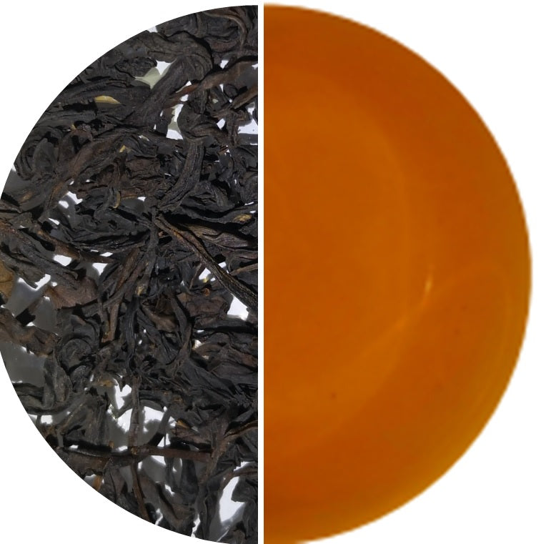 OVP Premium Oolng Tea Da Hong Pao Loose Tea in Tin with wooden gift box, Vintage 1983 - OVP Tea