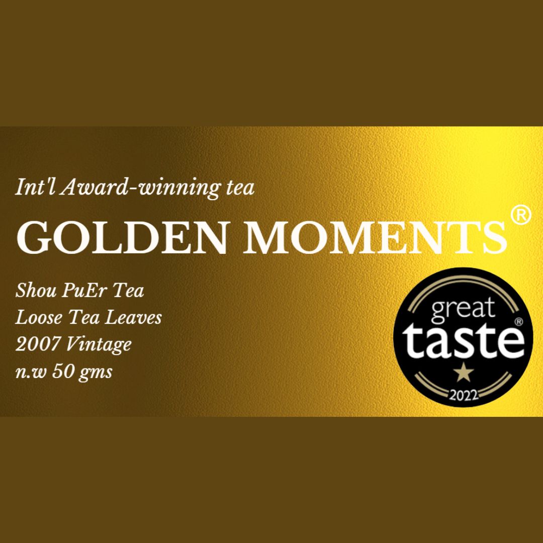 GOLDEN MOMENTS® Award-Winning Old Village Shou PuEr Tea, Shou PuEr vintage 2007