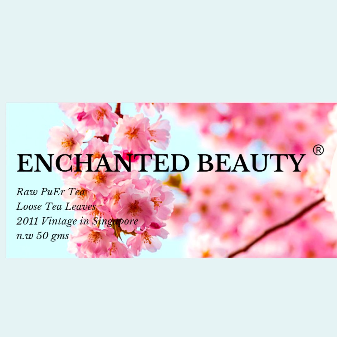 ENCHANTED BEAUTY® Old Village Sheng PuEr 2011 vintage loose leaves in Gift Tin