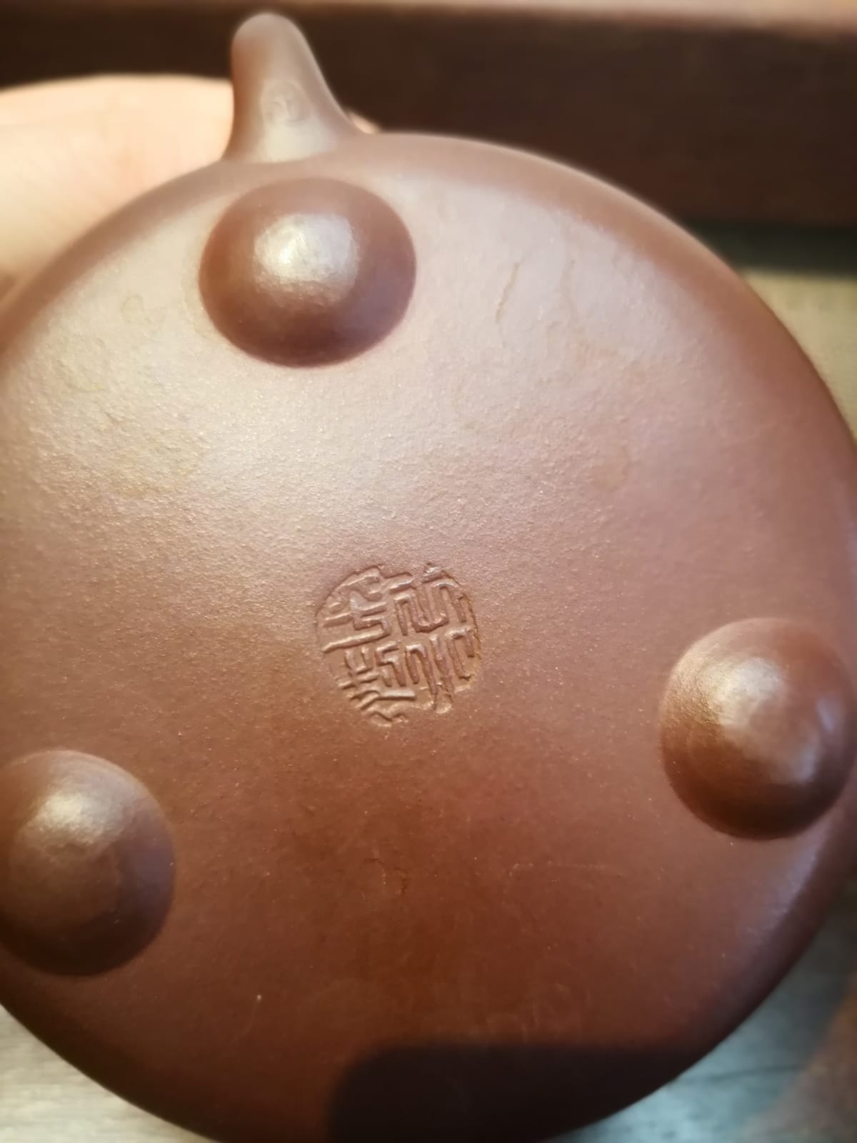 Zisha teapot Jing Zhou Shi Piao, handmade by Studio Craftsmanship, Zi Ni