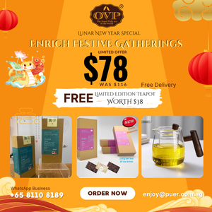 Celebrate Lunar New Year with Health, Elegance, and Joy – Exclusive Tea Set at $78