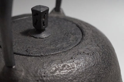 Kikko Gata Shape Japan Tetsubin Iron Kettle by Koizumi Nizaemon XI