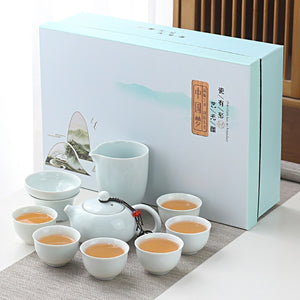 Porcelain Tea Brewing Set from DeHua