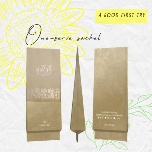 Bloom in September Old Village Osmanthus Green Oolong Tea  (Tie Guan Yin)