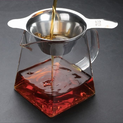 304 Stainless Steel Tea Strainer – Mirror-Polished, Laser-Cut