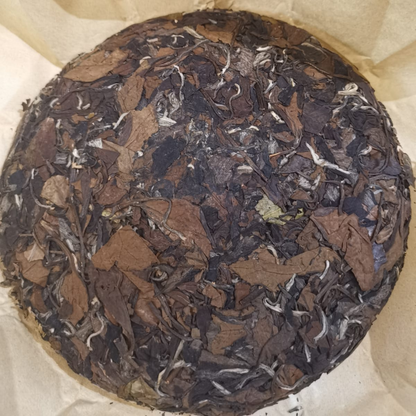 OVP Fu Ding white tea, 1043 Shou Mei White Tea, 2010 Tea cake 350 gms
