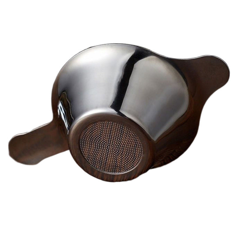 304 Stainless Steel Tea Strainer – Mirror-Polished, Laser-Cut