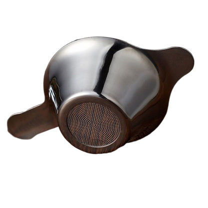 304 Stainless Steel Tea Strainer – Mirror-Polished, Laser-Cut