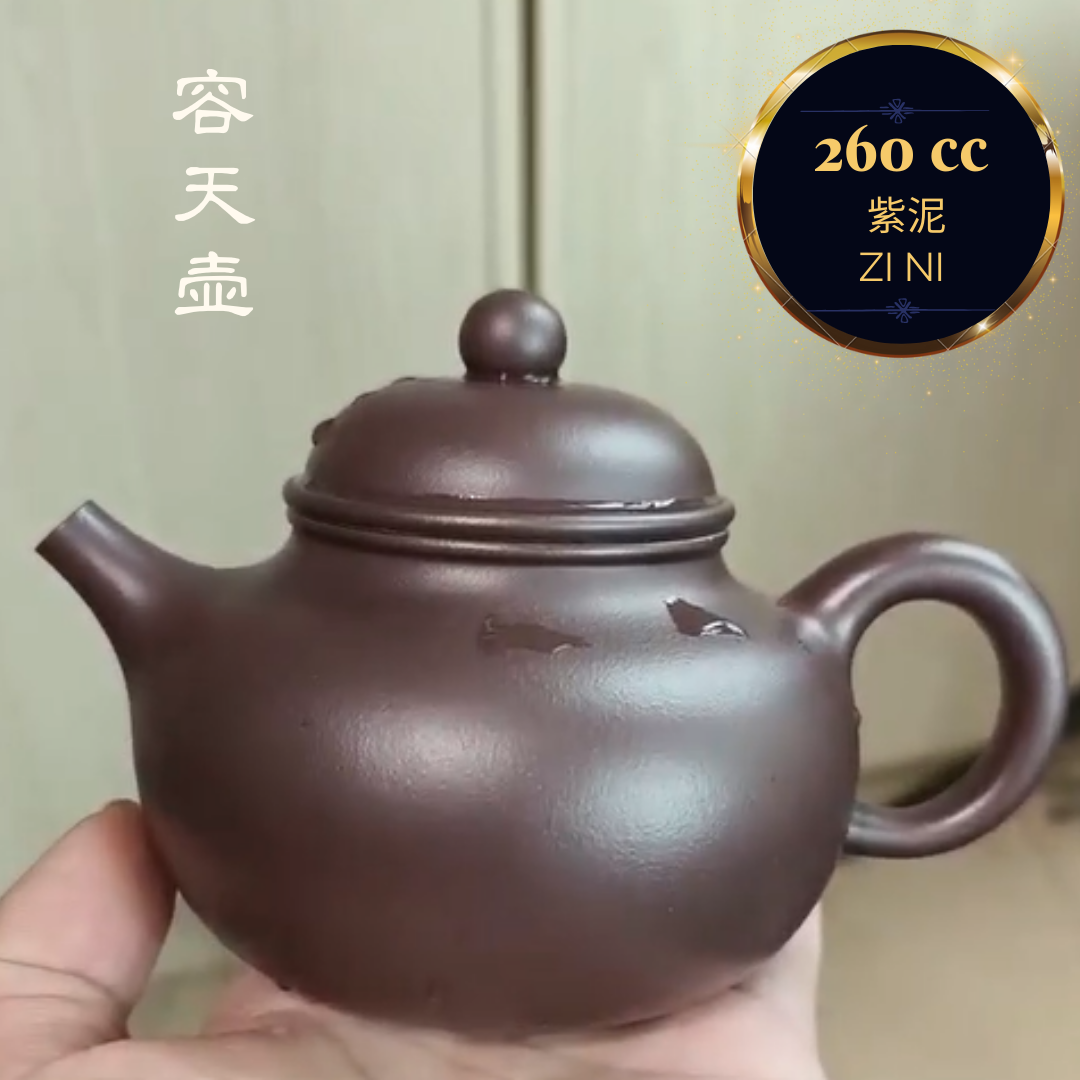 Zisha teapot RONG TIAN, handmade by Studio Craftsmanship, LUI Pei, Zi Ni