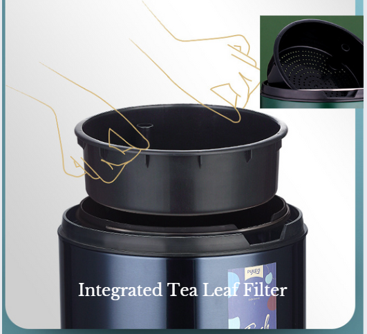 Elegant Stainless Steel Tea Residue & Wastewater Bin Product Description