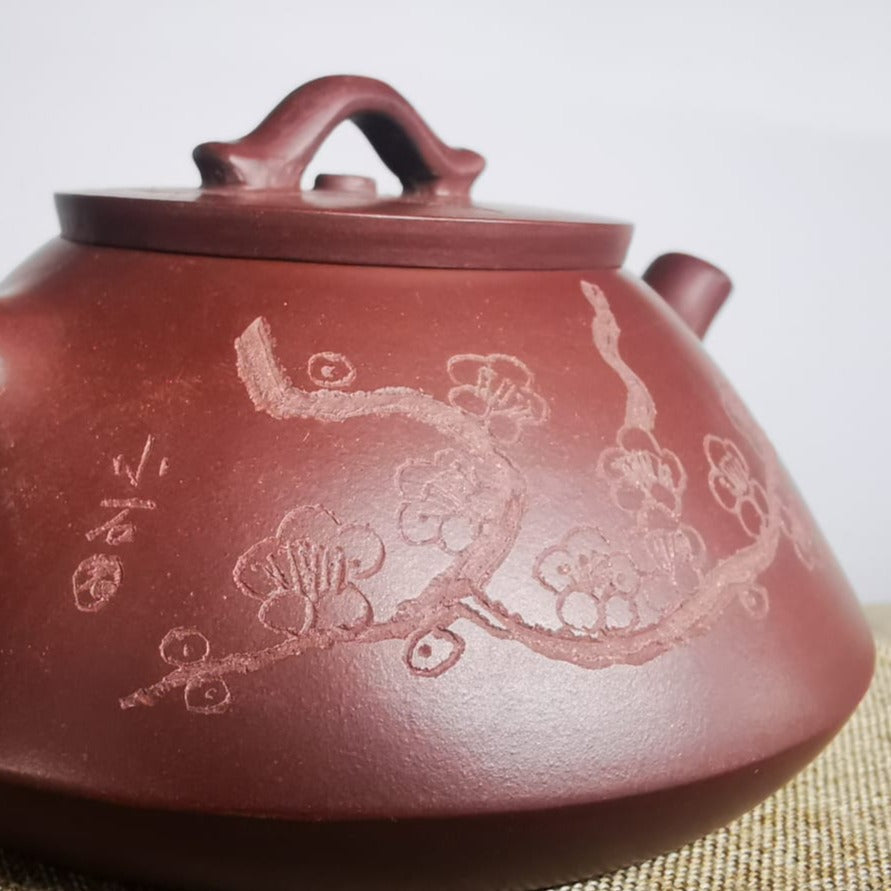 ZISHA TEAPOT SHI PIAO, HANDMADE BY ARTIST LEVEL 3, WANG LI-JUAN（L3-2019）Zi Ni