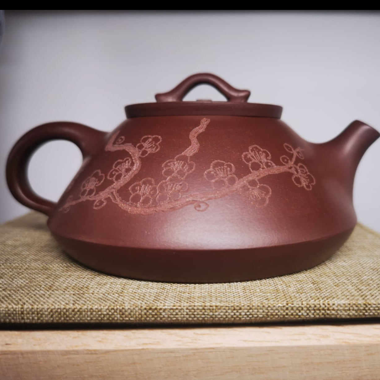 ZISHA TEAPOT SHI PIAO, HANDMADE BY ARTIST LEVEL 3, WANG LI-JUAN（L3-2019）Zi Ni