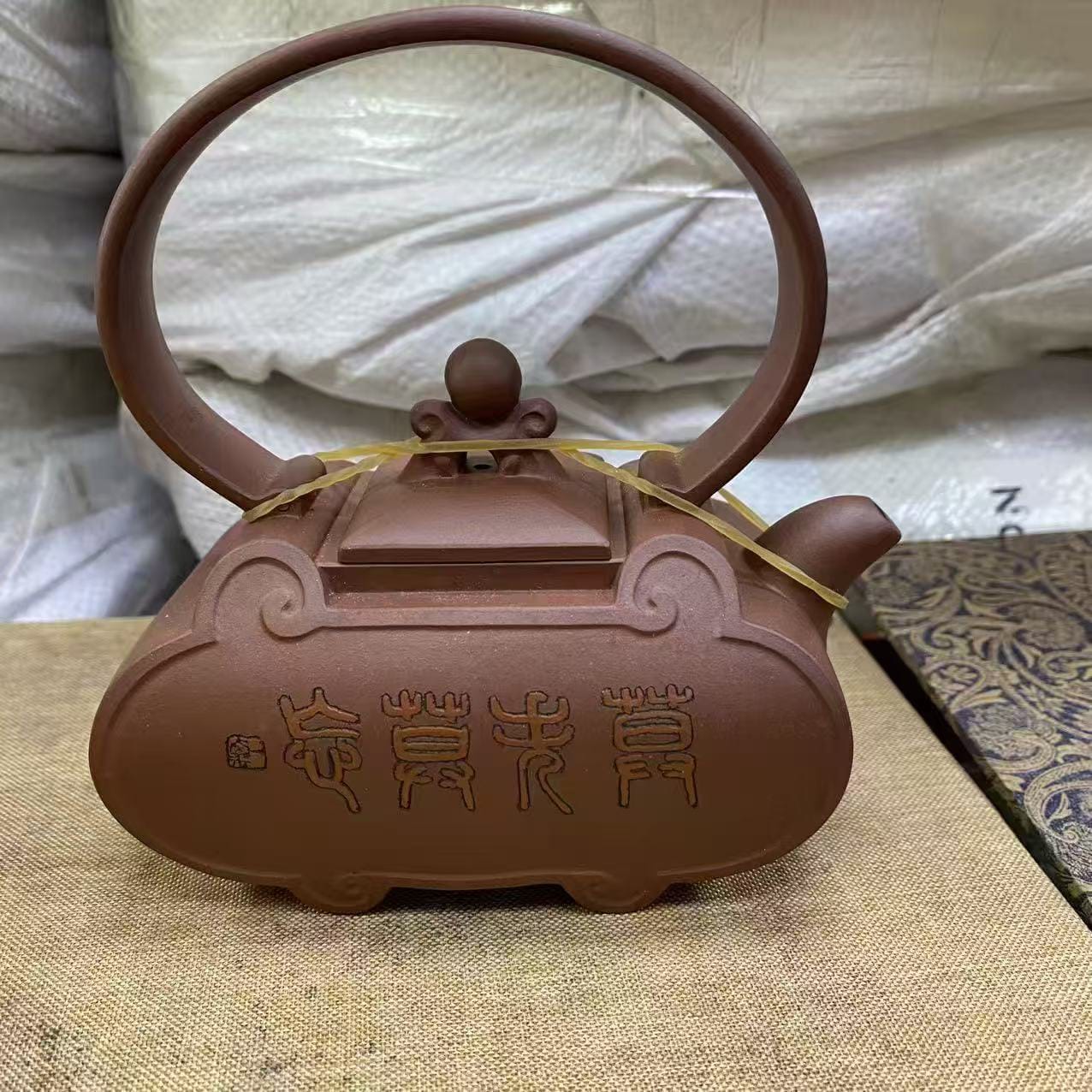 Zisha teapot by Level 1A Grandmasters, MAO Guo-Qiang 毛国强 通灵宝玉