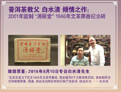 2001 Sheng PuErh Tea Brick (By Master Pak Shui Ching)