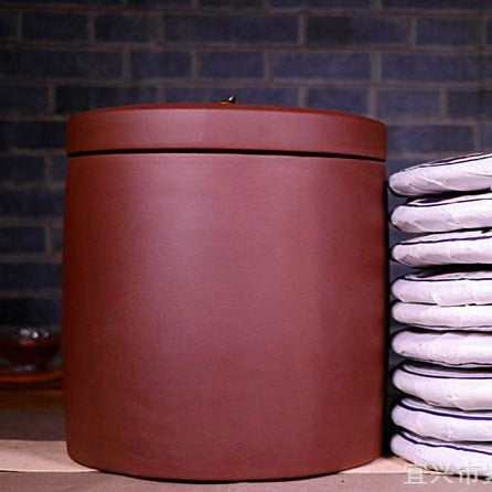 ZISHA TEA CADDY / CONTAINER, LARGE (9 PCS 357G TEACAKES,OR 1.5KG LOOSE LEAVES)