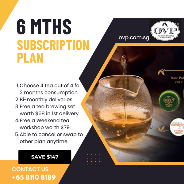 BEAUTY 6-mth OVP Tea Subscription Plan