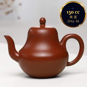Zisha teapot by artist Level 4, ZHU Li-Ping 朱丽萍（L4-2015）朱泥 思亭