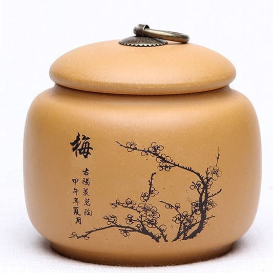 ZISHA TEA CADDY / CONTAINER, SMALL (APPROX. 300G LOOSE LEAVES)
