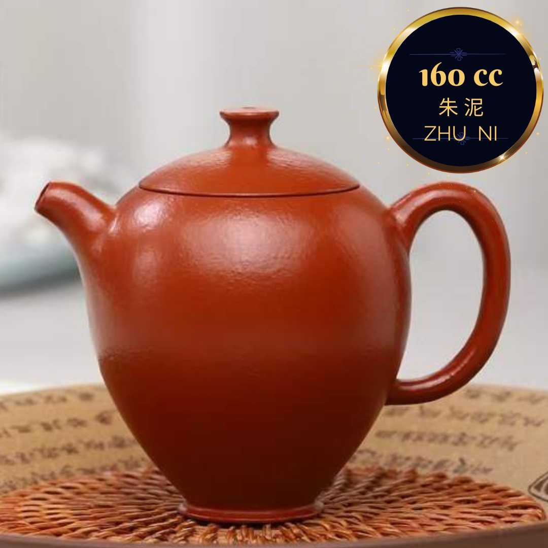 Zisha teapot Huai Xiang, handmade by artist Level 4, ZHU Li-Ping 朱丽萍（L4-2015）原矿粗砂朱泥 怀香