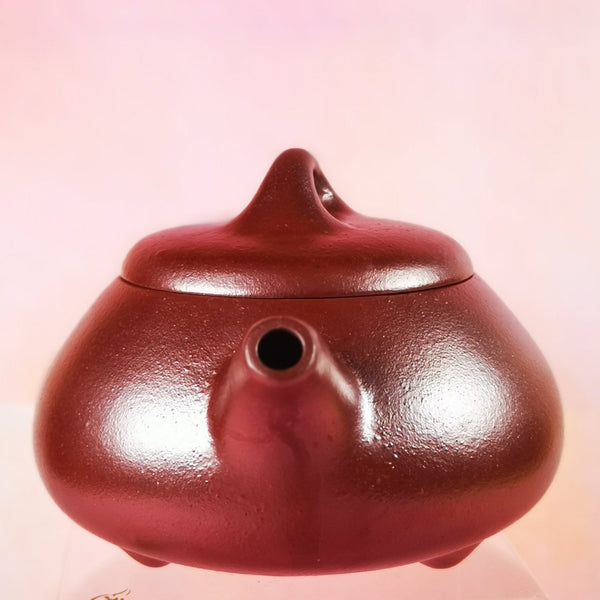 Zisha teapot by Skillful artist 实力派匠人 周法明 ZHOU Fa-Ming God-Father of Shi-Hong 石红之父 石红 石瓢