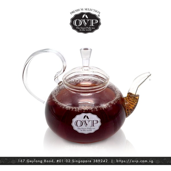 Old Village PuEr Tea Borosilicate Glass Teapot - OVP Tea