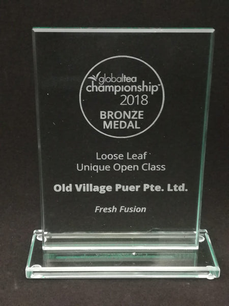 FRESH FUSION® Award-Winning Old Village PuEr Loose Tea in Tin - OVP Tea