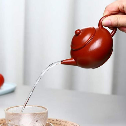 Zisha teapot by artist Level 4, ZHU Li-Ping 朱丽萍（L4-2015）赵庄 朱泥 水平