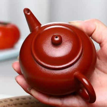 Zisha teapot by artist Level 4, ZHU Li-Ping 朱丽萍（L4-2015）赵庄 朱泥 水平
