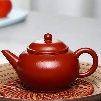 Zisha teapot by artist Level 4, ZHU Li-Ping 朱丽萍（L4-2015）赵庄 朱泥 水平