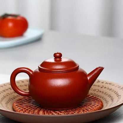 Zisha teapot by artist Level 4, ZHU Li-Ping 朱丽萍（L4-2015）赵庄 朱泥 水平