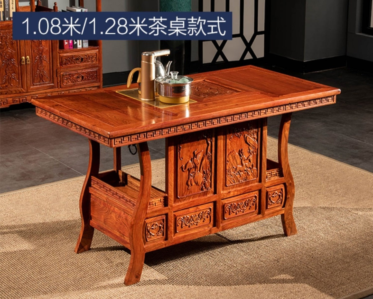 African rosewood Tea Table Set