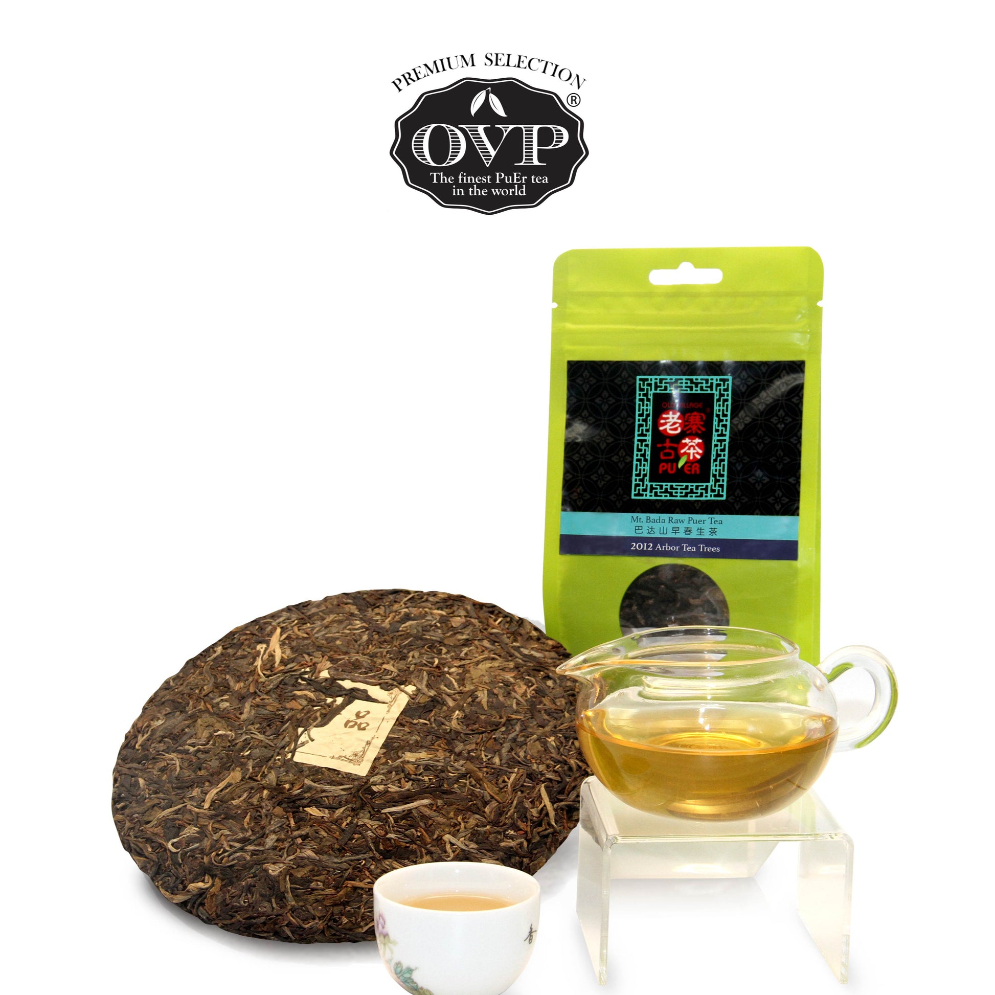 Mount Bada: OVP Premium Raw PuEr Loose Tea & Teacake of Different Vintages - OVP Tea