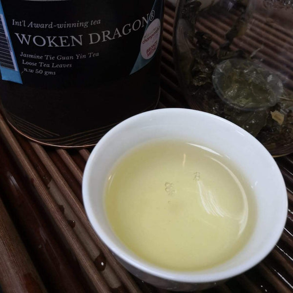 WOKEN DRAGON®, Award-Winning Old Village Jasmine Oolong Loose Tea