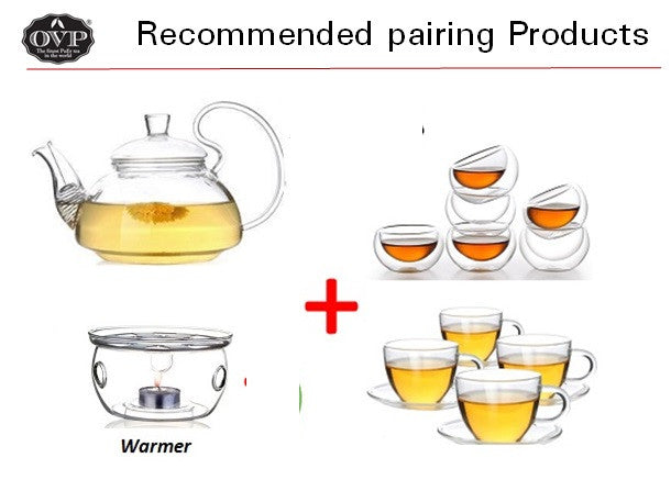 Old Village PuEr Tea Borosilicate Glass Teapot - OVP Tea