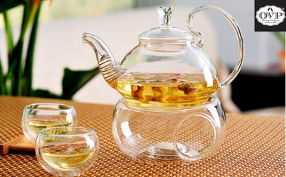 Old Village PuEr Tea Borosilicate Glass Teapot - OVP Tea